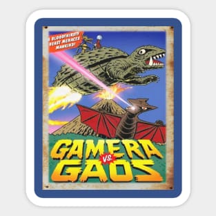 Mystery Science Rusty Barn Sign 3000 - Gamera vs Gaos Sticker